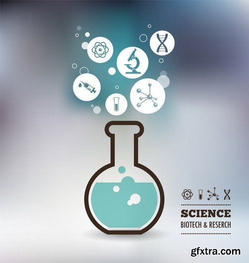 Science Collection - 25 Vector