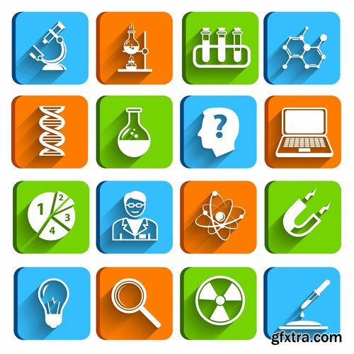 Science Collection - 25 Vector