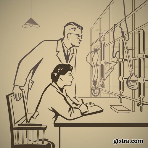 Science Collection - 25 Vector