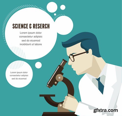 Science Collection - 25 Vector