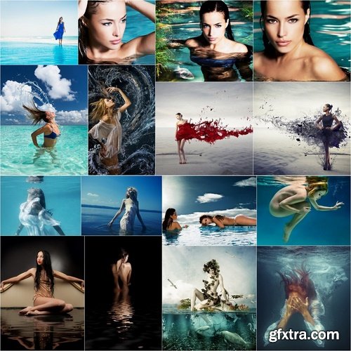 Beautiful Womans in water - 25 HQ Jpg