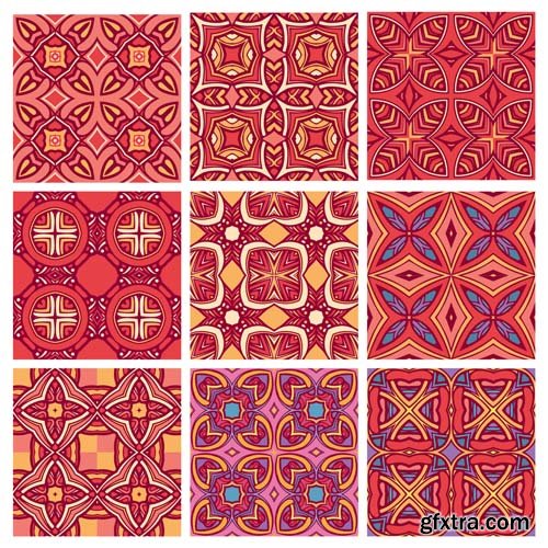 Damask seamless pattern element, 25xEPS