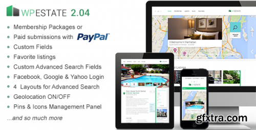 ThemeForest - WP Estate - Real Estate Responsive WordPress Theme v2.04