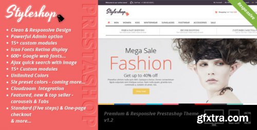 ThemeForest - Styleshop - Premium & Responsive Prestashop Theme v1.2