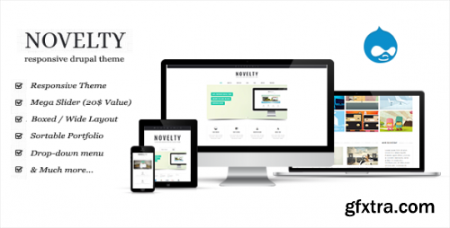 ThemeForest - Novelty Drupal Theme v1.0