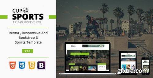 ThemeForest - Sports Cup - Bootstrap 3 Responsive Html Theme - RIP