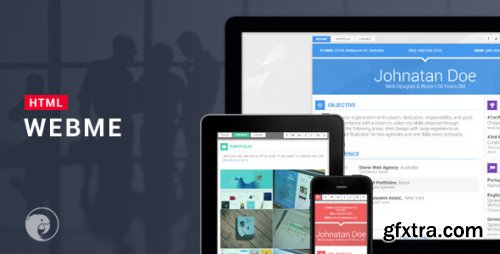 ThemeForest - Webme Clean Resume - HTML - RIP