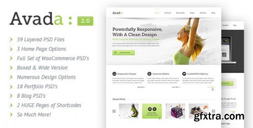 ThemeForest - Avada | PSD