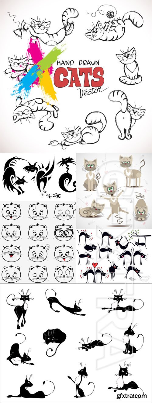 Illustration of cats
