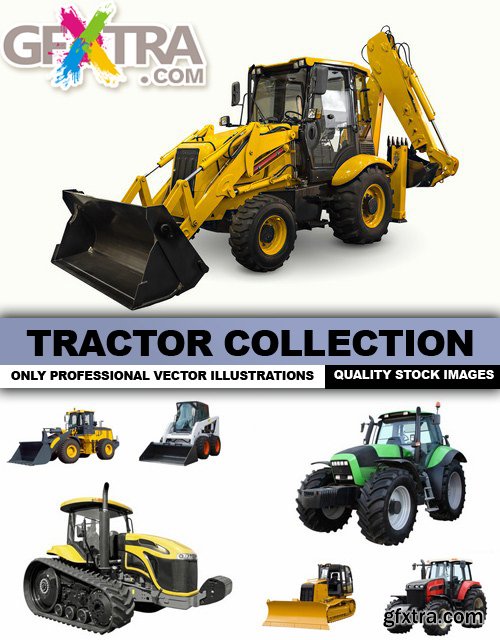 Tractor Collection (isolated) - 25 HQ Images