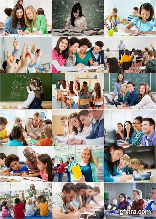 Students at classroom - 25 HQ Jpg