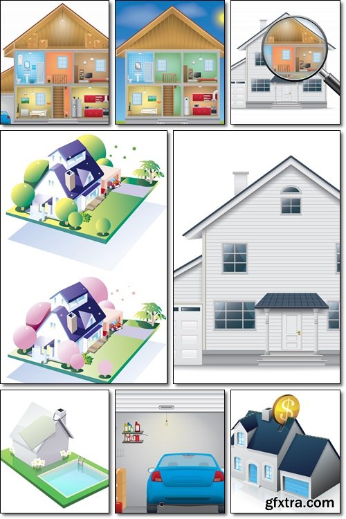 My dream house - Vectors