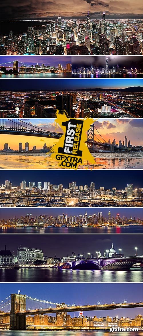 Stock Photo: Panorama of the city and country