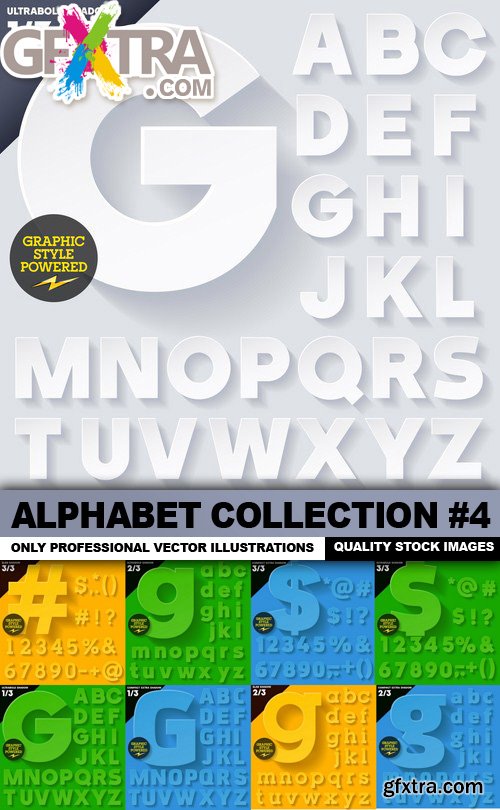 Alphabet Collection #4 - 25 Vector