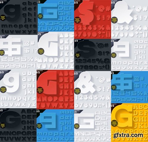 Alphabet Collection #4 - 25 Vector