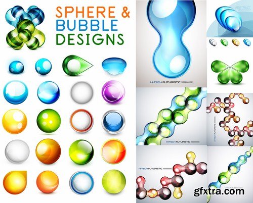 Collection Abstract Design Elements #3 - 25 Vector