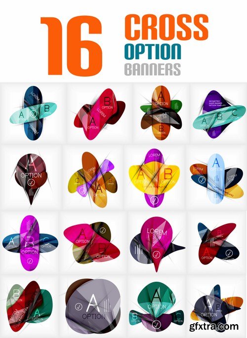 Collection Abstract Design Elements #3 - 25 Vector