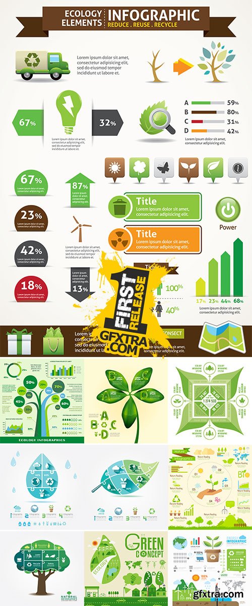 Stock: ECO & Green Concept Infographics
