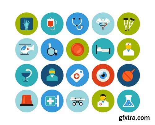 Amazing SS - Medical flat design, 25xEPS
