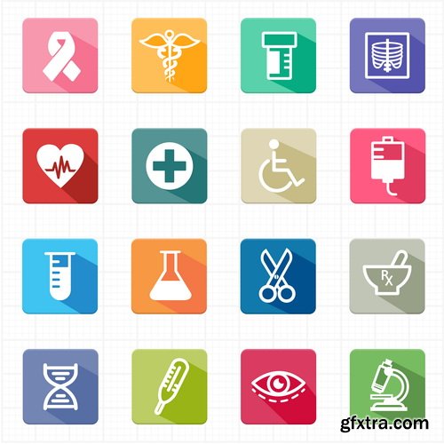 Amazing SS - Medical flat design, 25xEPS