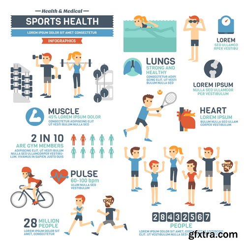 Amazing SS - Medical flat design, 25xEPS