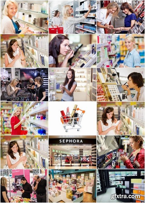 Women with cosmetic and cosmetic shop - 25 HQ Jpg