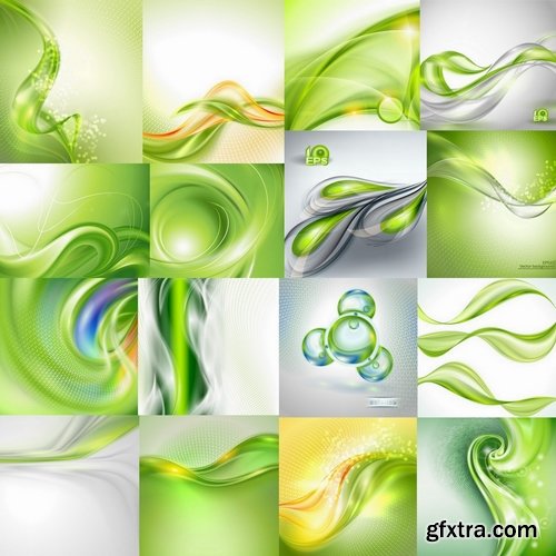 Abstract Backgrounds Eco concept in vector by stock - 25 Eps
