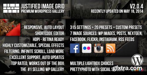 CodeCanyon - Justified Image Grid - Premium WordPress Gallery v2.4