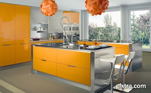 Stock Photo: Kitchen Interior