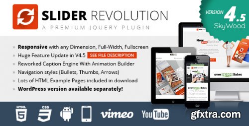 CodeCanyon - Slider Revolution Responsive jQuery Plugin v4.5.3