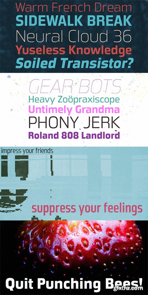 Great Escape Font Family - 28 Font 840$