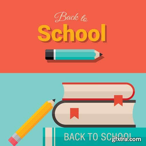 Education infographics and flat icons design, 25xEPS