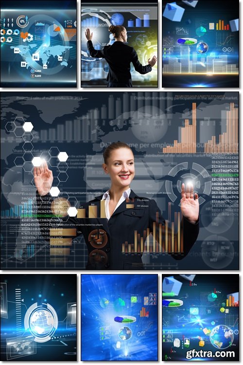 Innovative technologies, composite image of technology interface - Stock photo