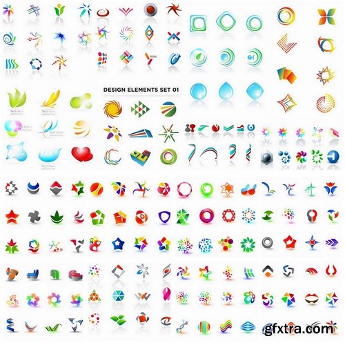 Logo Design in vector Set from stock #22 - 25 Eps