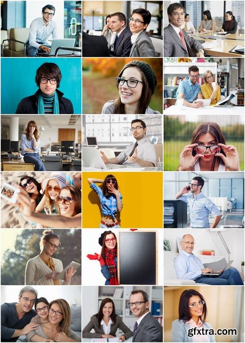 People in glasses stock images - 25 HQ Jpg