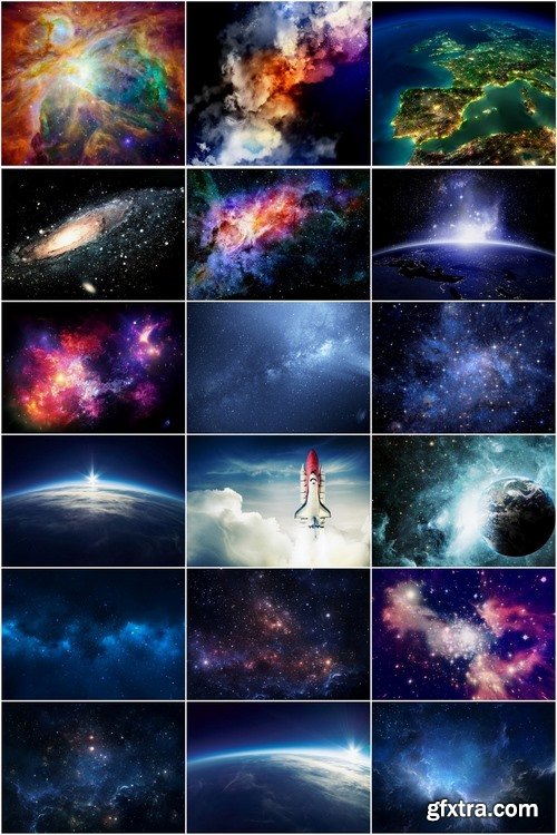 Beautiful Space and Earth stock images - 25 HQ Jpg