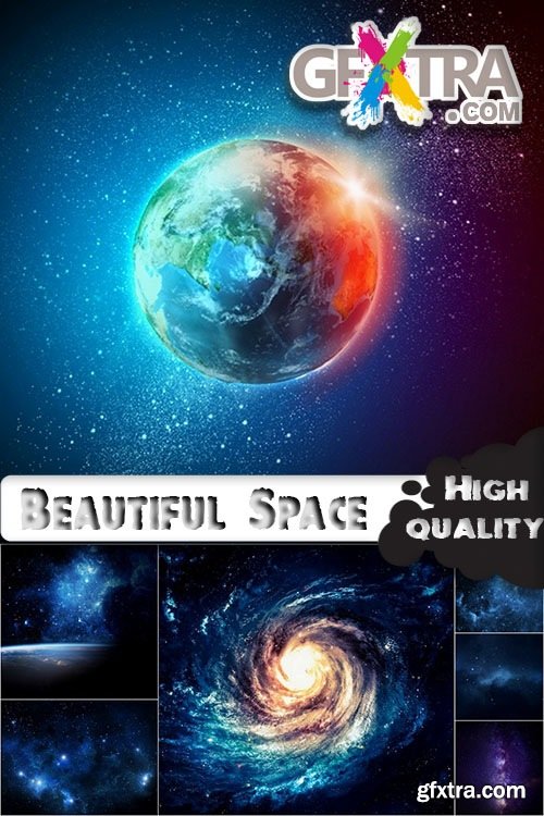 Beautiful Space and Earth stock images - 25 HQ Jpg