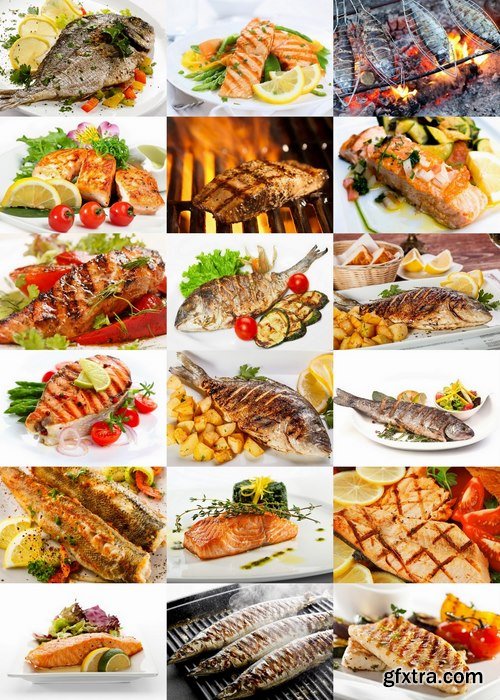 Fish Dishes and grilled fish stock images - 25 HQ Jpg