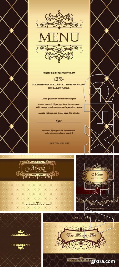 Stock Vectors - Vintage Menu Templates