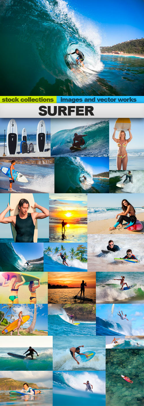 Surfer,25x UHQ JPEG