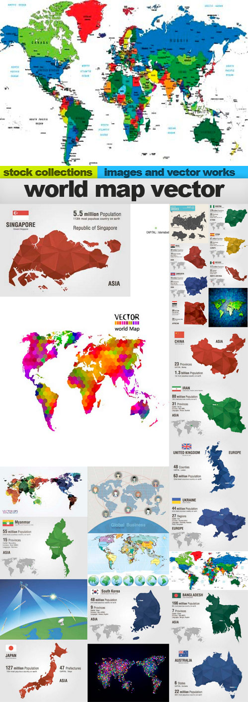 world map vector,25 EPS