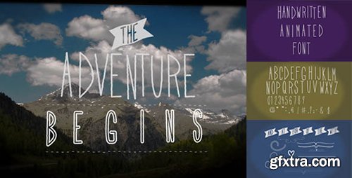 Videohive Handwritten Animated Font Slide Show 3163885
