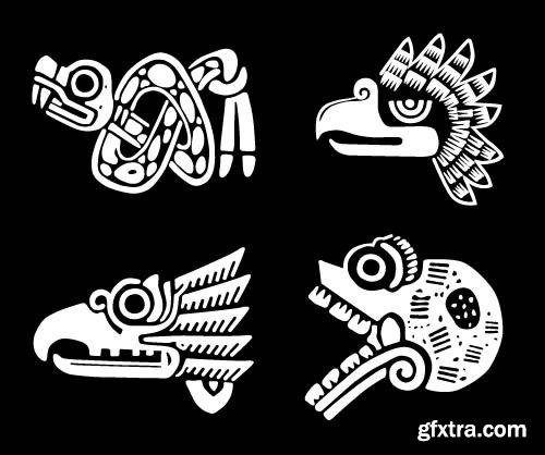 Maya tattoo, 25x EPS