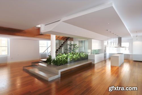 Stock Photo: Modern Apartment Interior Design