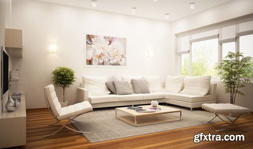 Stock Photo: Modern Apartment Interior Design