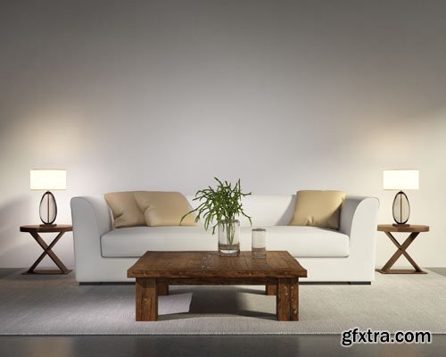 Stock Photo: Modern Apartment Interior Design
