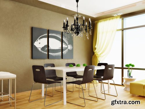 Stock Photo: Modern Apartment Interior Design