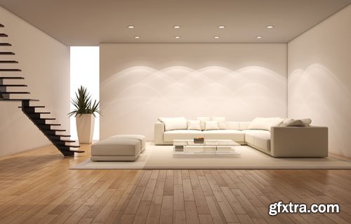 Stock Photo: Modern Apartment Interior Design