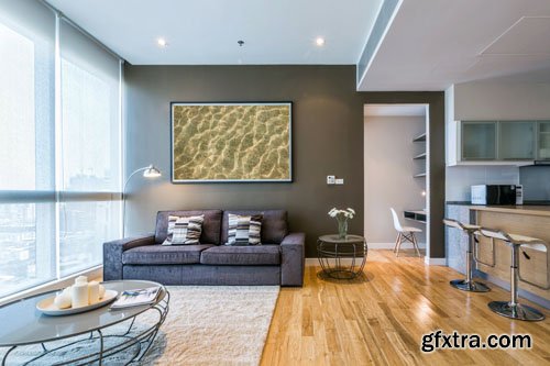 Stock Photo: Modern Apartment Interior Design