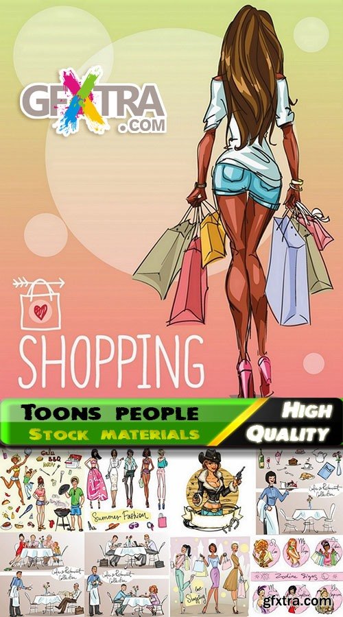 Toons people set #12 - 25 Eps